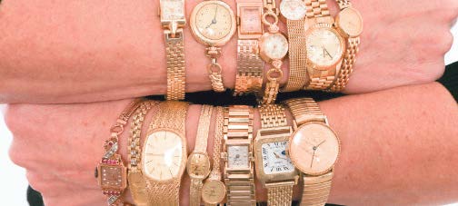 Taschen- und Golduhren
