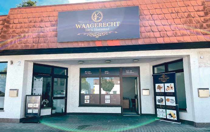 Waagerecht – Ladenfront in Erwitte